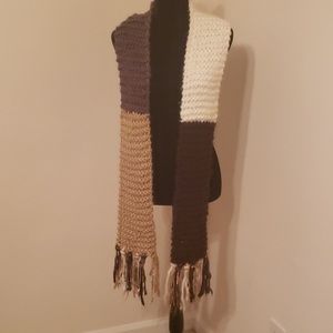 Multi brown scarf